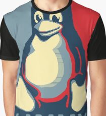 Linux tux penguin obama poster Graphic T-Shirt