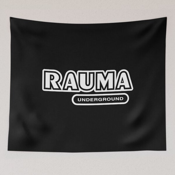 Item preview, Rauma Underground (valkoinen teksti) designed and sold by futurytmi.