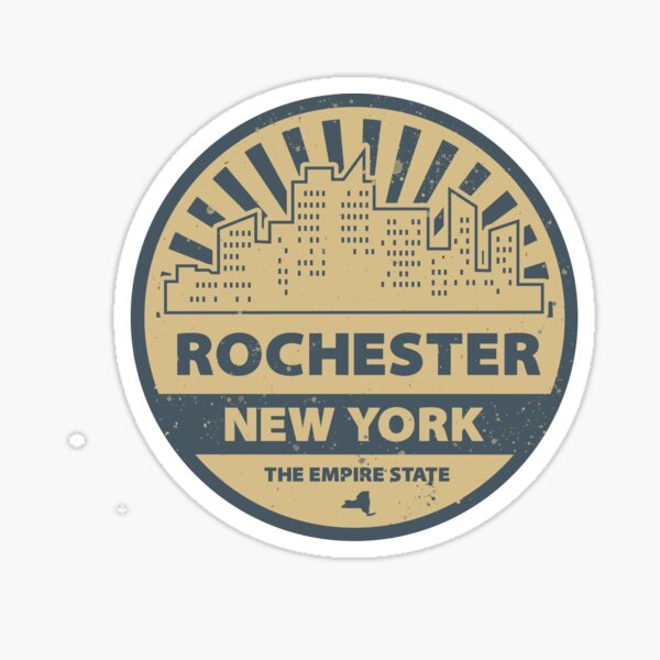 Rochester Vintage Circular Logo Sticker