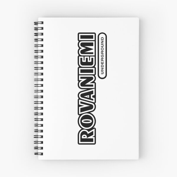 Item preview, Rovaniemi Underground (musta teksti) designed and sold by futurytmi.