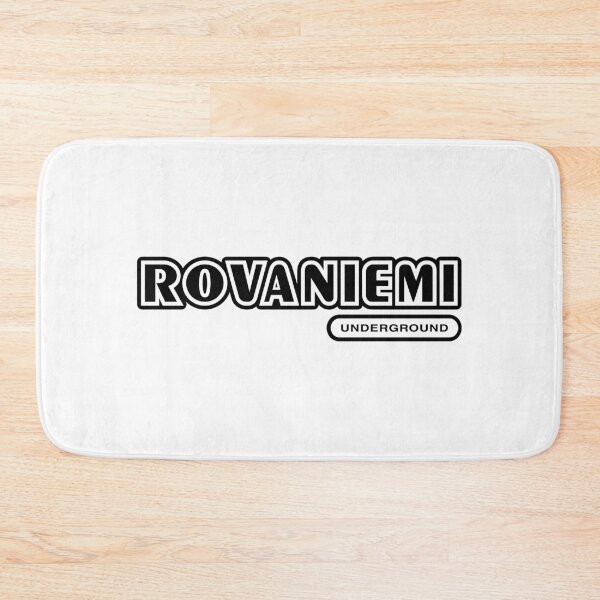 Item preview, Rovaniemi Underground (musta teksti) designed and sold by futurytmi.