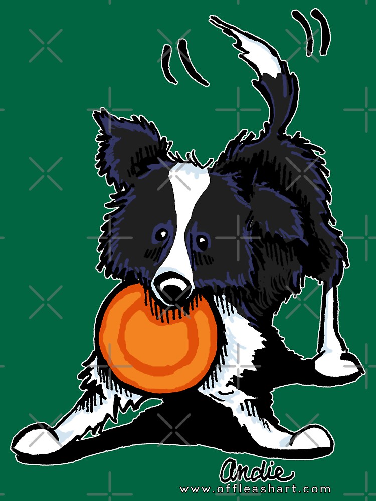 Border Collie @ Play by offleashart