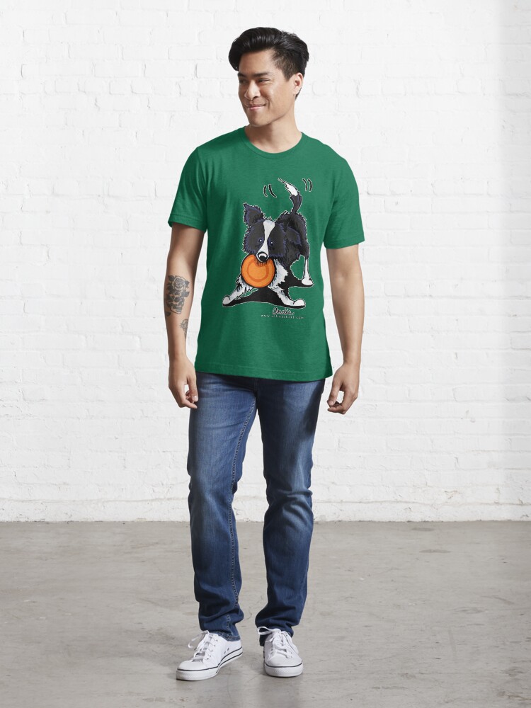 Alternate view of Border Collie @ Play Essential T-Shirt