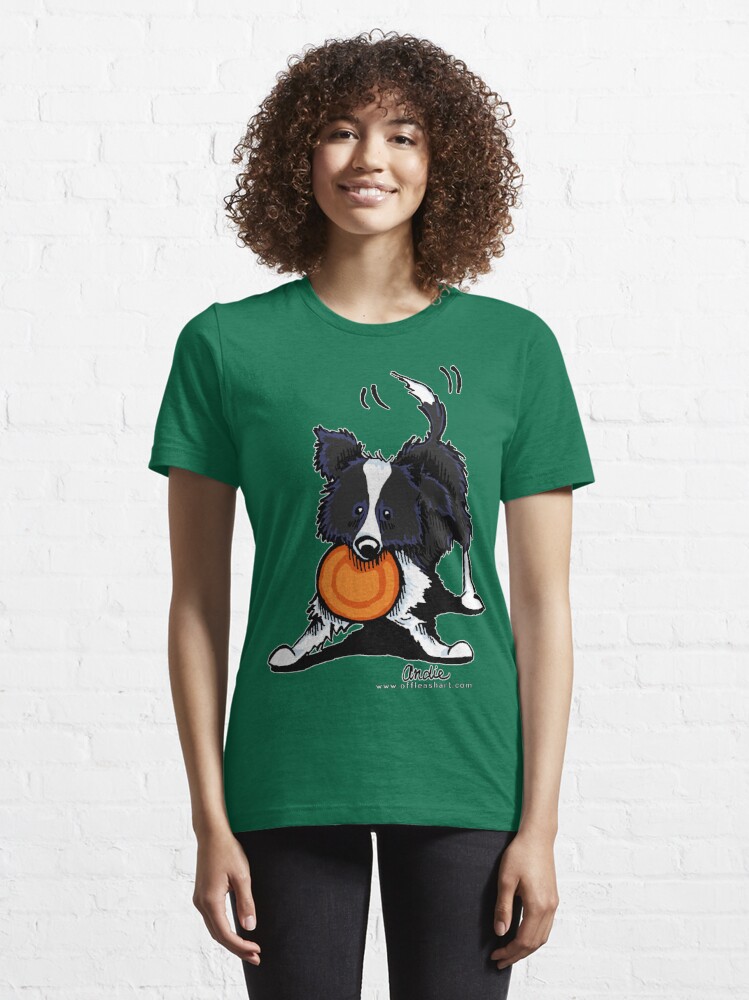 border collie in pocket t shirt