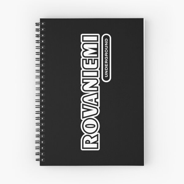 Item preview, Rovaniemi Underground (valkoinen teksti) designed and sold by futurytmi.