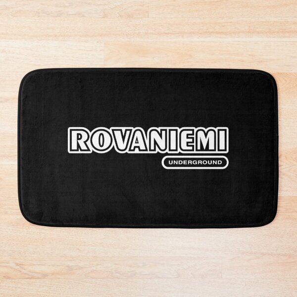 Item preview, Rovaniemi Underground (valkoinen teksti) designed and sold by futurytmi.