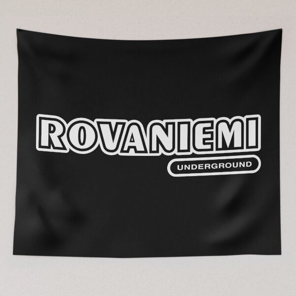 Item preview, Rovaniemi Underground (valkoinen teksti) designed and sold by futurytmi.