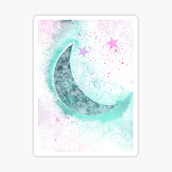 Crescent Moon Sticker