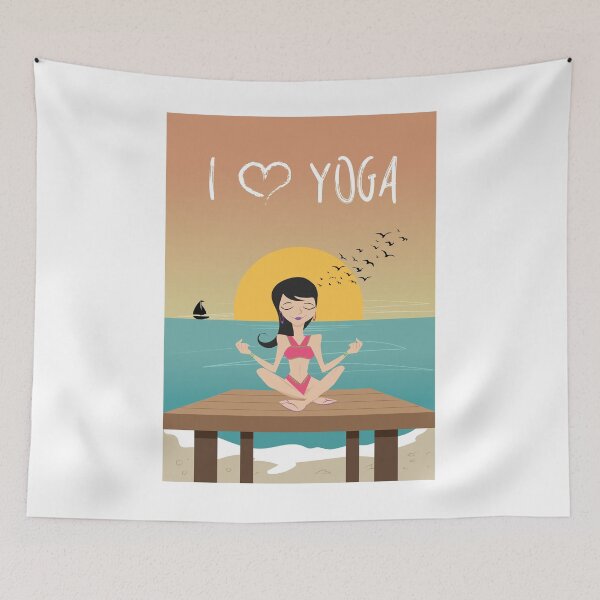 Item preview, I love yoga designed and sold by alexg1604.