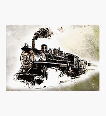Vintage Steam Train Photographic Print