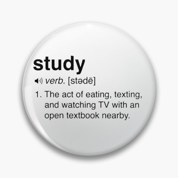 Item preview, study verb definition  designed and sold by calamity02.