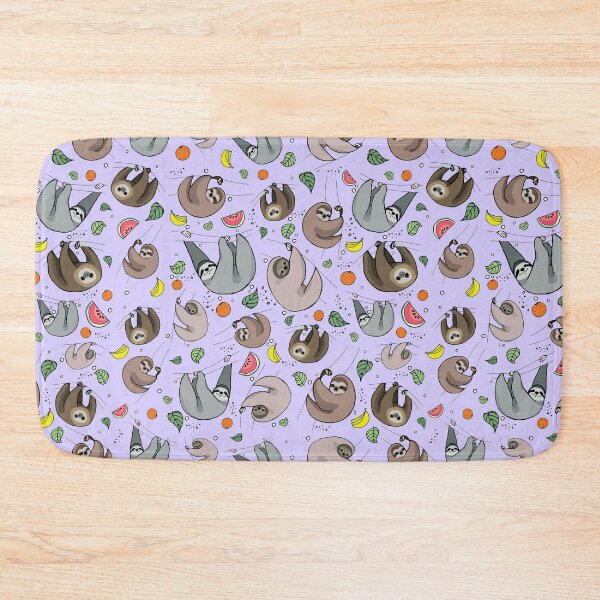 Item preview, Sloths in Purple designed and sold by Nemki.