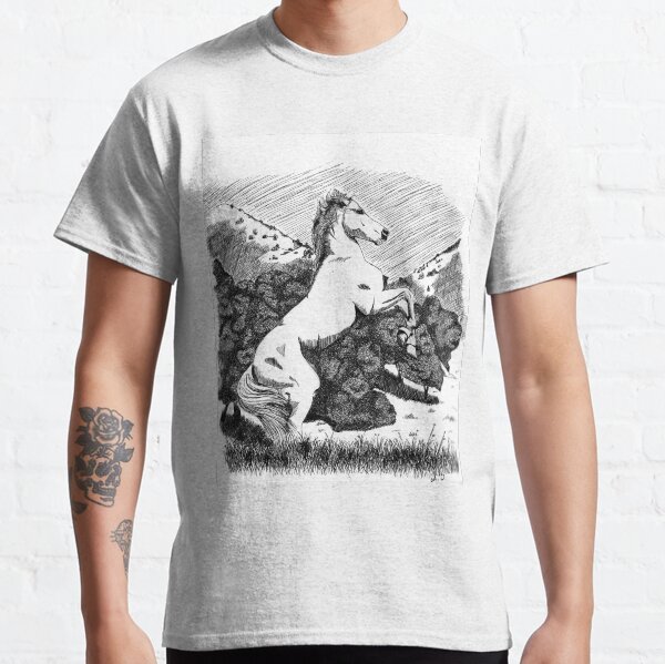 Cheval debout T-shirt classique