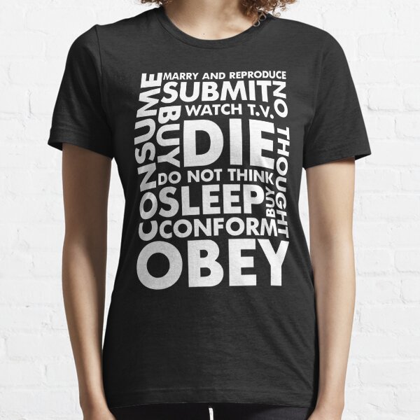 They Live T Shirts Redbubble - how to get obey shirt for free on roblox