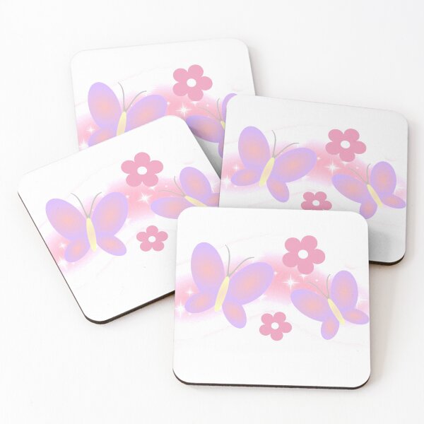 Item preview, Cute Pastel Retro Butterfly Flower Daisy Sparkle Design designed and sold by katiemarielle.