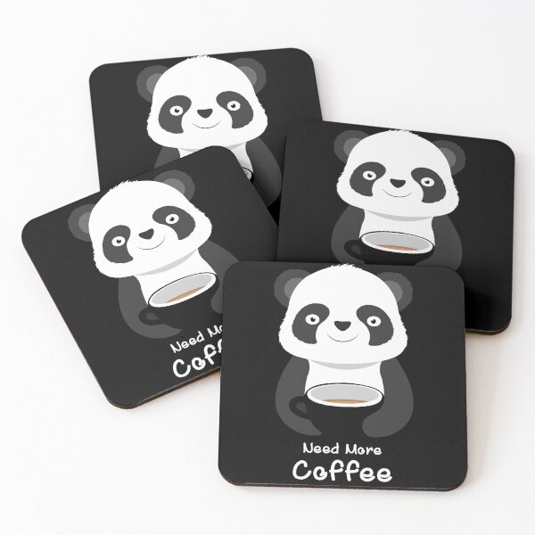 Item preview, PANDA Need More Coffee Design designed and sold by Lighvision.