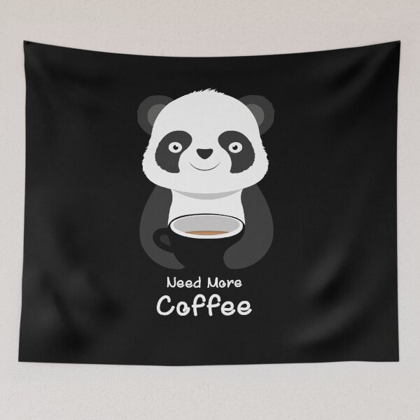 Item preview, PANDA Need More Coffee Design designed and sold by Lighvision.