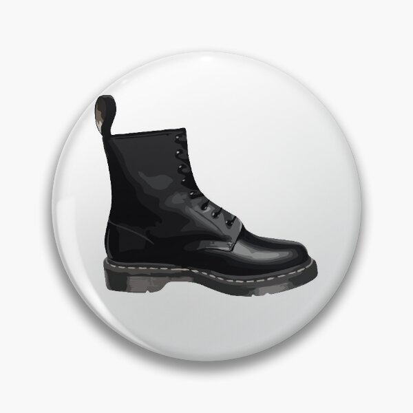 Artikelvorschau, Schwarzer Doc Marten Combat Boot entworfen und verkauft von elmma design.