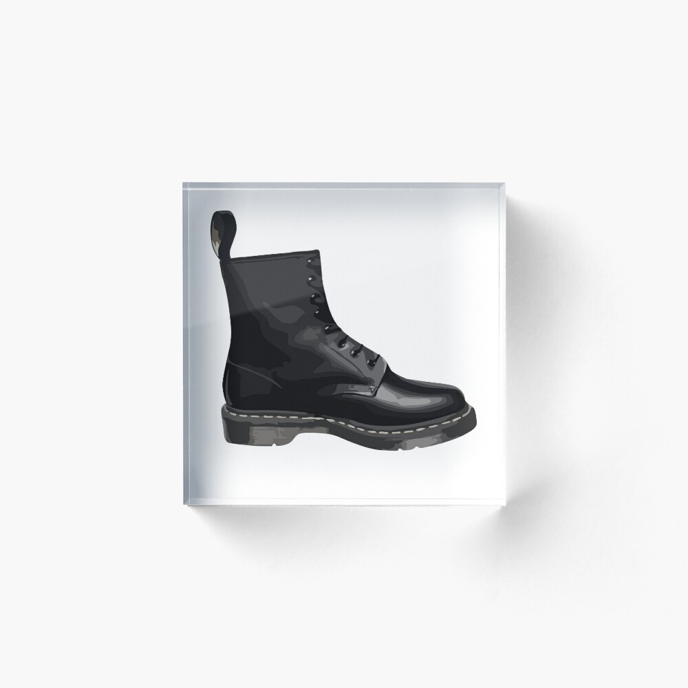 Black Doc Marten Combat Boot\