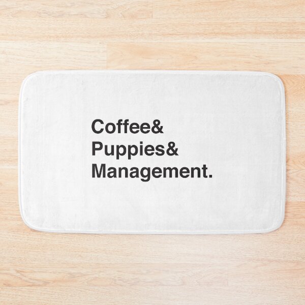 Item preview, Coffee & puppies and Management. designed and sold by jazzydevil.