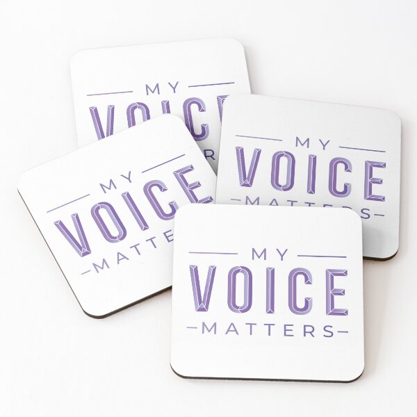 Item preview, My Voice Matters designed and sold by RealestDesigns.