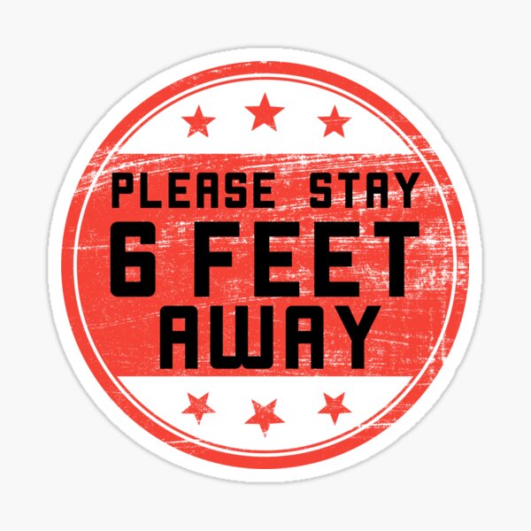 Item preview, Please stay 6 feet away Social distaning designed and sold by kader85.