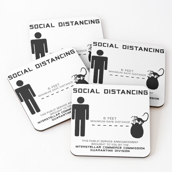 Item preview, Distancia social Hugger - invertida designed and sold by CCCDesign.