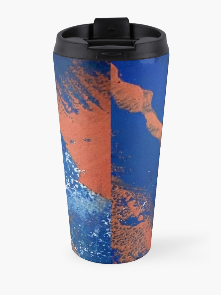 Alternate view of Print Work Blue Travel Mug