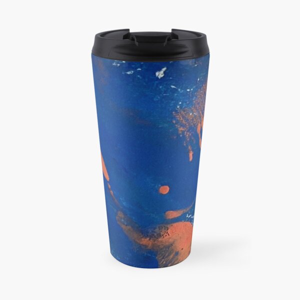 Print Work Blue Travel Mug