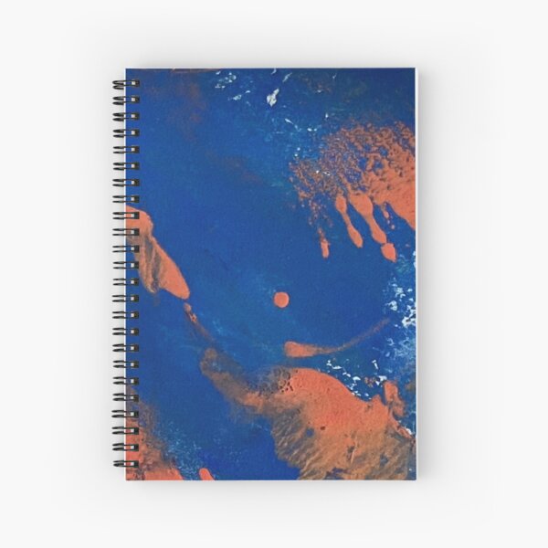 Print Work Blue Spiral Notebook