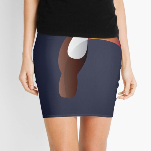 Minimalist Toucan Mini Skirt