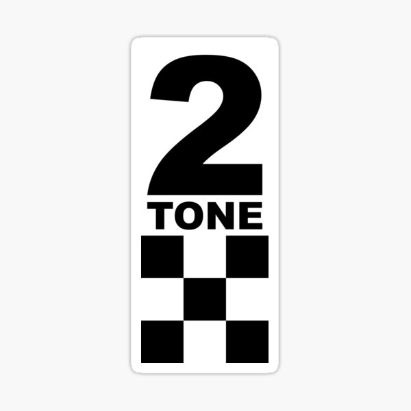 Sticker - Two Tone Record Label Music Band Ska Reggae Punk Pop Decal Gift  #13126