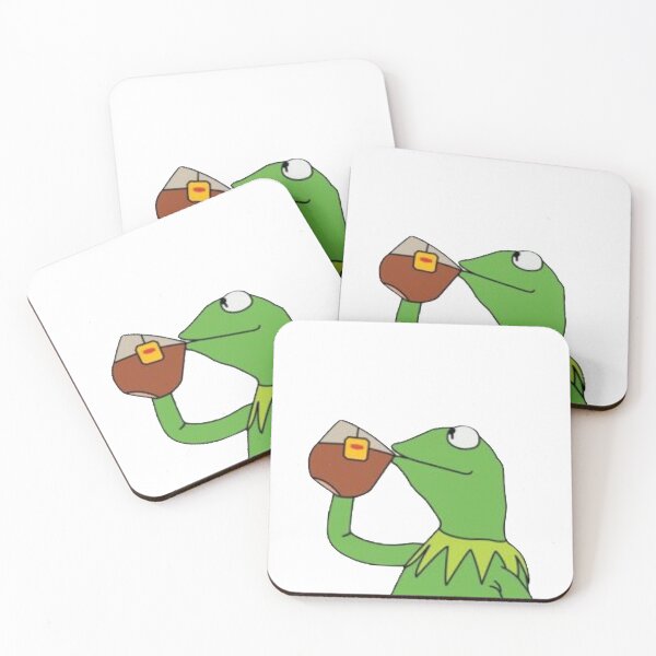 Item preview, Kermit sipping tea designed and sold by Fiona Parks.