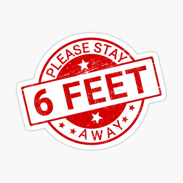 Item preview, Please stay 6 feet away Social distaning designed and sold by kader85.