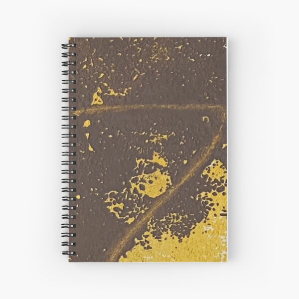 Print Work Yellow Spiral Notebook