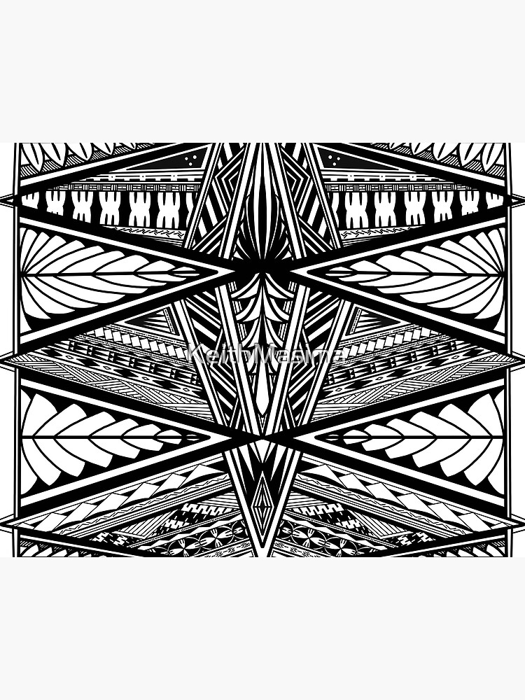 Fonulei Pattern - Tongan Ngatu Art Board Print for Sale by lolomastudio