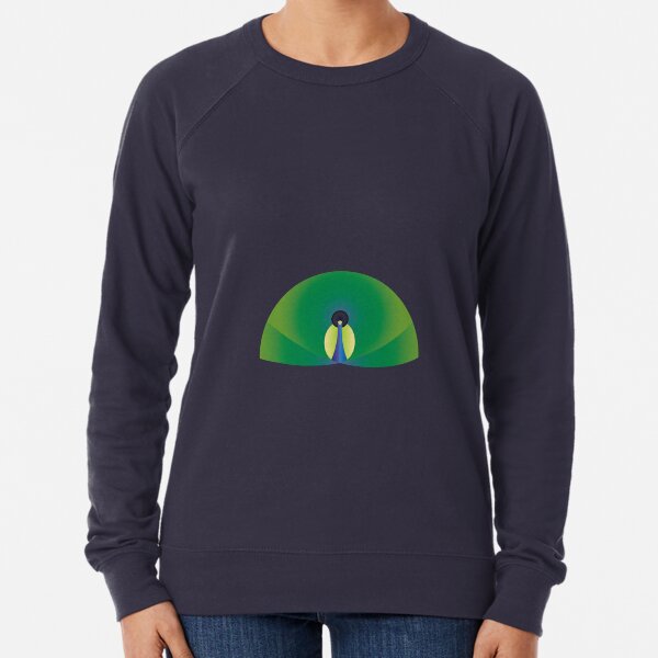 Minimalist Peacock Lightweight Sweatshirt