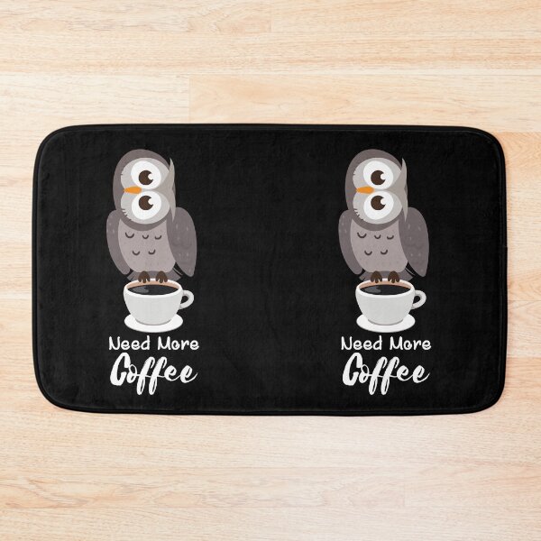 Item preview, OWL holding coffee mug & needs more Design designed and sold by Lighvision.