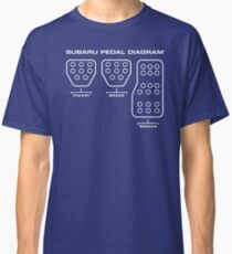 Subaru Pedal Diagram Classic T-Shirt