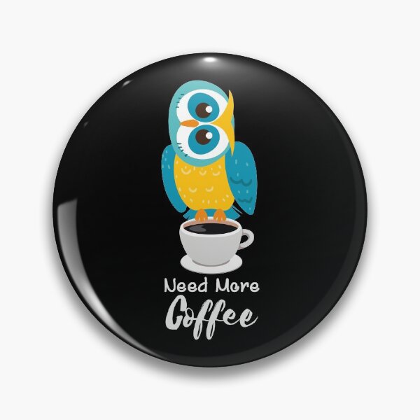 Item preview, OWL holding coffee mug and needs more Design designed and sold by Lighvision.