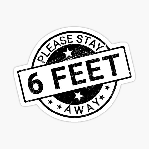 Item preview, Please stay 6 feet away Social distaning designed and sold by kader85.