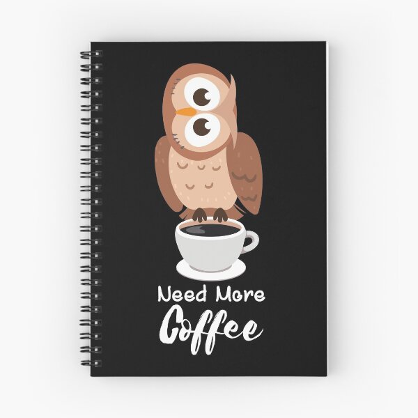 Item preview, OWL holding coffee mug & needs more Design designed and sold by Lighvision.