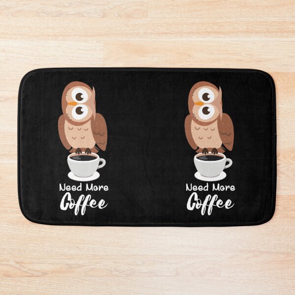 Item preview, OWL holding coffee mug & needs more Design designed and sold by Lighvision.