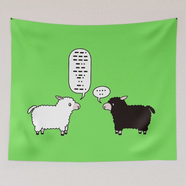 Item preview,  "Good Morning", "Hi" in a green field designed and sold by vanderValk-art.