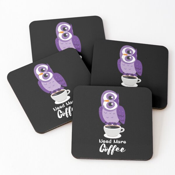 Item preview, OWL holding coffee mug & needs more Design designed and sold by Lighvision.