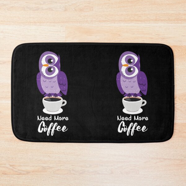 Item preview, OWL holding coffee mug & needs more Design designed and sold by Lighvision.