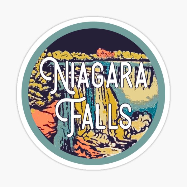 Niagara Falls Vintage Travel Decal Sticker