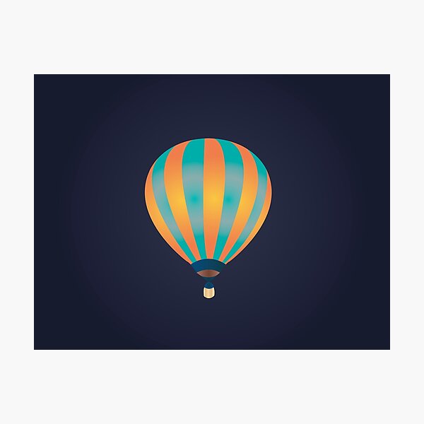 Hot Air Balloon Photographic Print