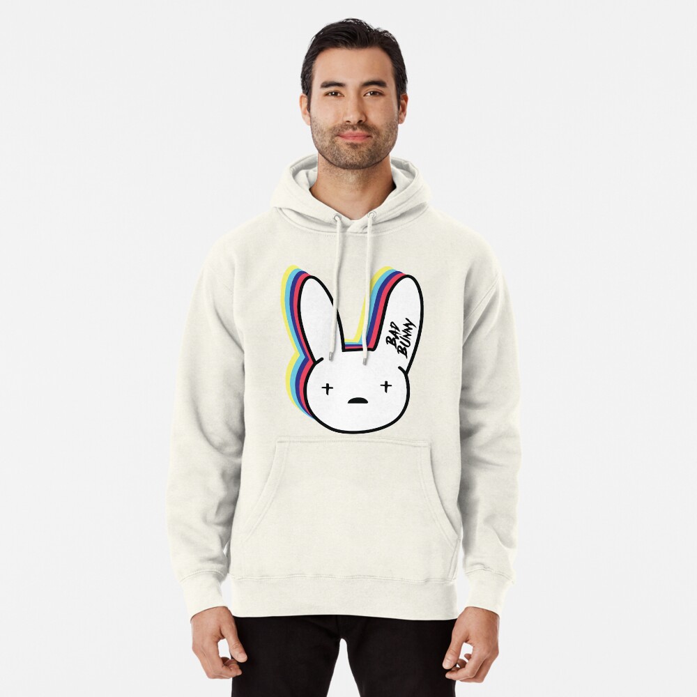 bad bunny logo hoodie