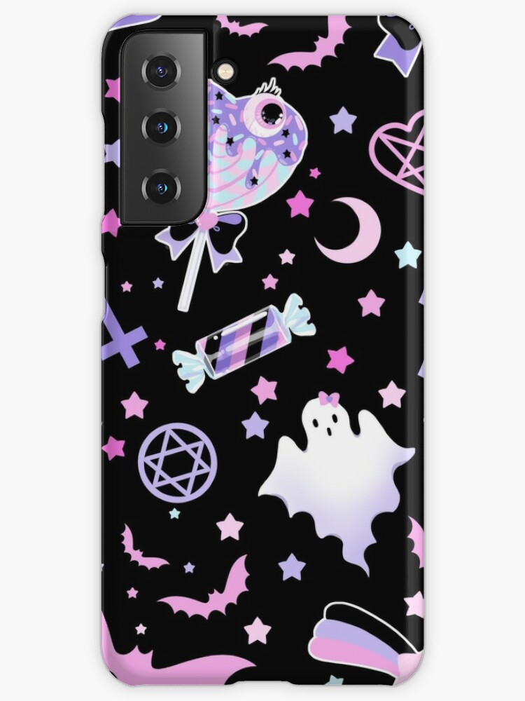 Pastel Goth Black Samsung Galaxy Phone Case